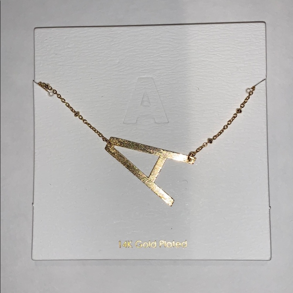 Capital A Necklace